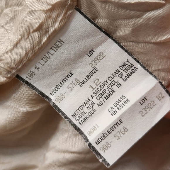 Vintage Linen Jacket Art Print - Picture 12 of 13